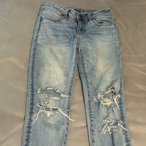 Womens ripped jeans